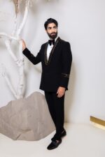 Parvaz Couture tuxedo suit - Image 5