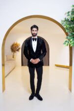 Knightly Stitch tuxedo suit