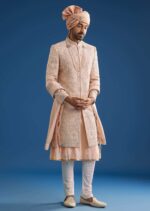Zarqash sherwani set - Image 7
