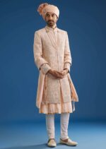 Zarqash sherwani set - Image 2