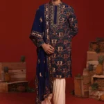 Tanvith Navy Blue Kurta Set