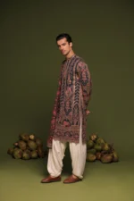 Taranj Multi Kurta patiyala set with dupatta - Image 3