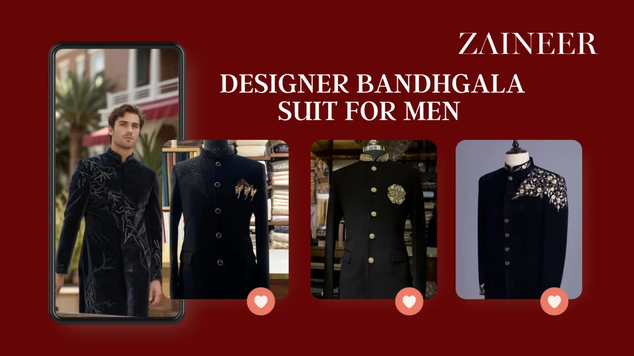 Designer Bandhgala Suit for Men