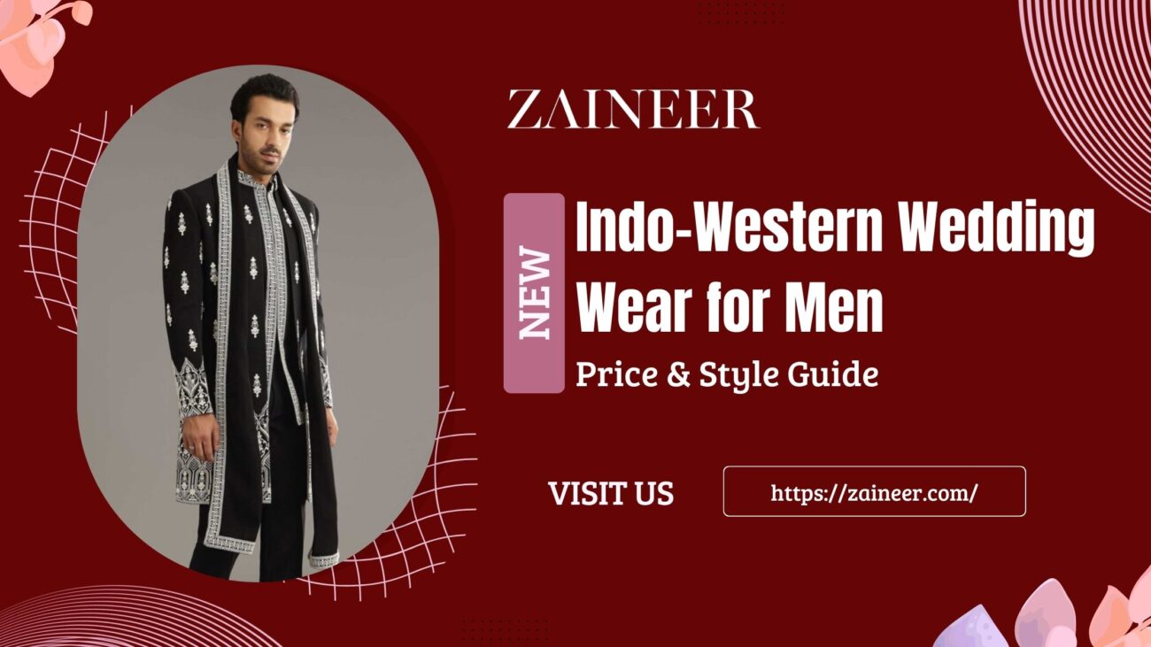 Indo western wedding wear